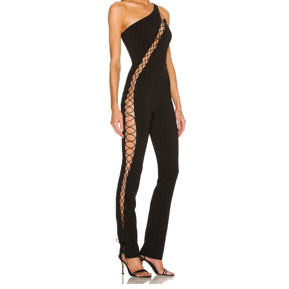 Revolve x Michael costello Essex jumpsuit in black - Picture 1 of 4